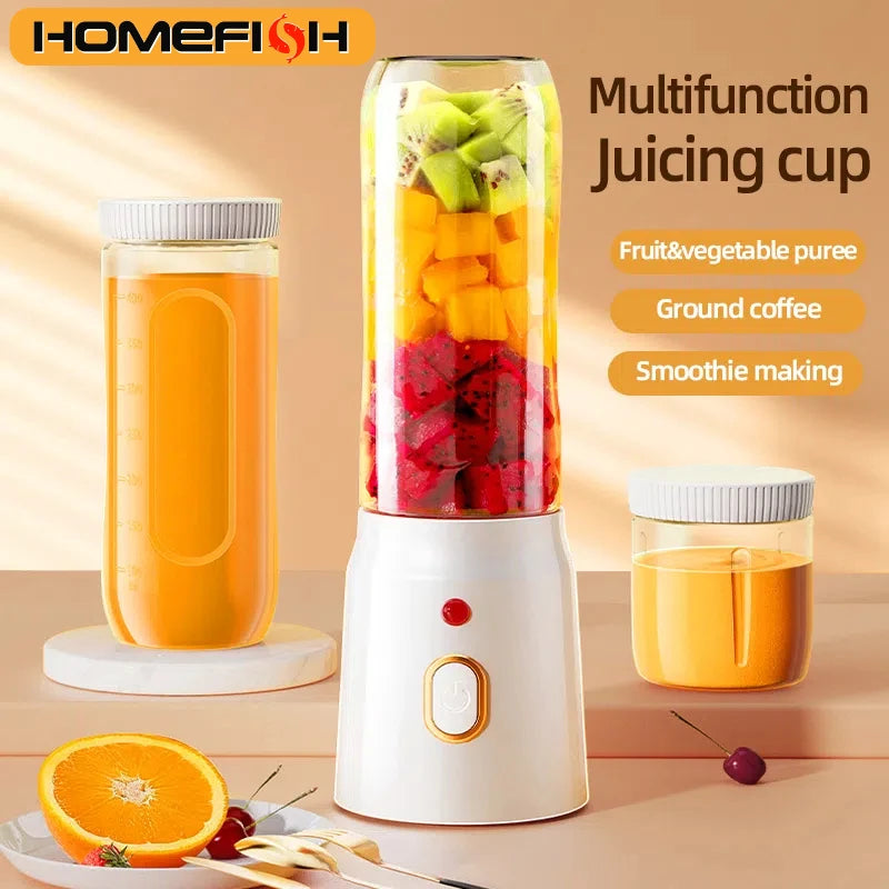 500ML Portable USB Rechargeable Blender | Smoothie & Protein Shake Mixer