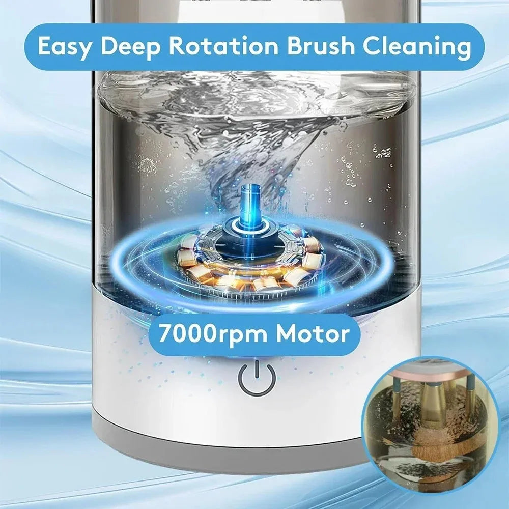 3-in-1 Automatic Makeup Brush Cleaner