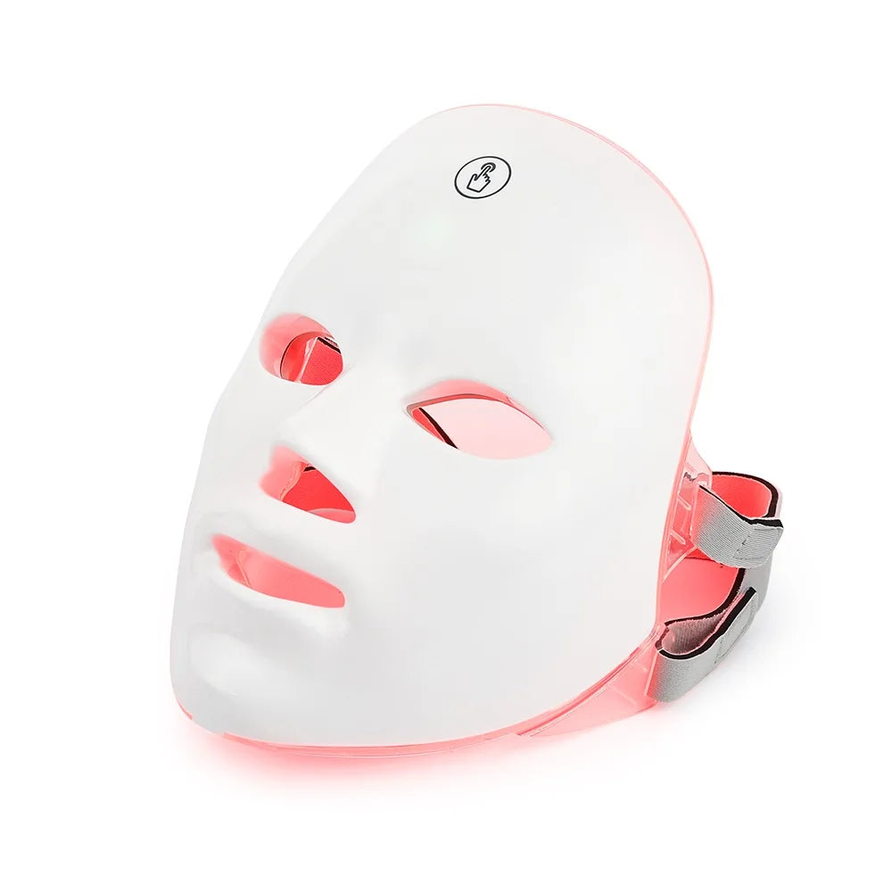 Rechargeable 7-Color LED Facial Mask | Light Therapy for Clear, Glowing Skin