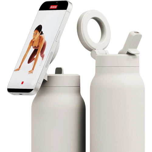 24oz Magnetic Phone Mount Insulated Water Bottle