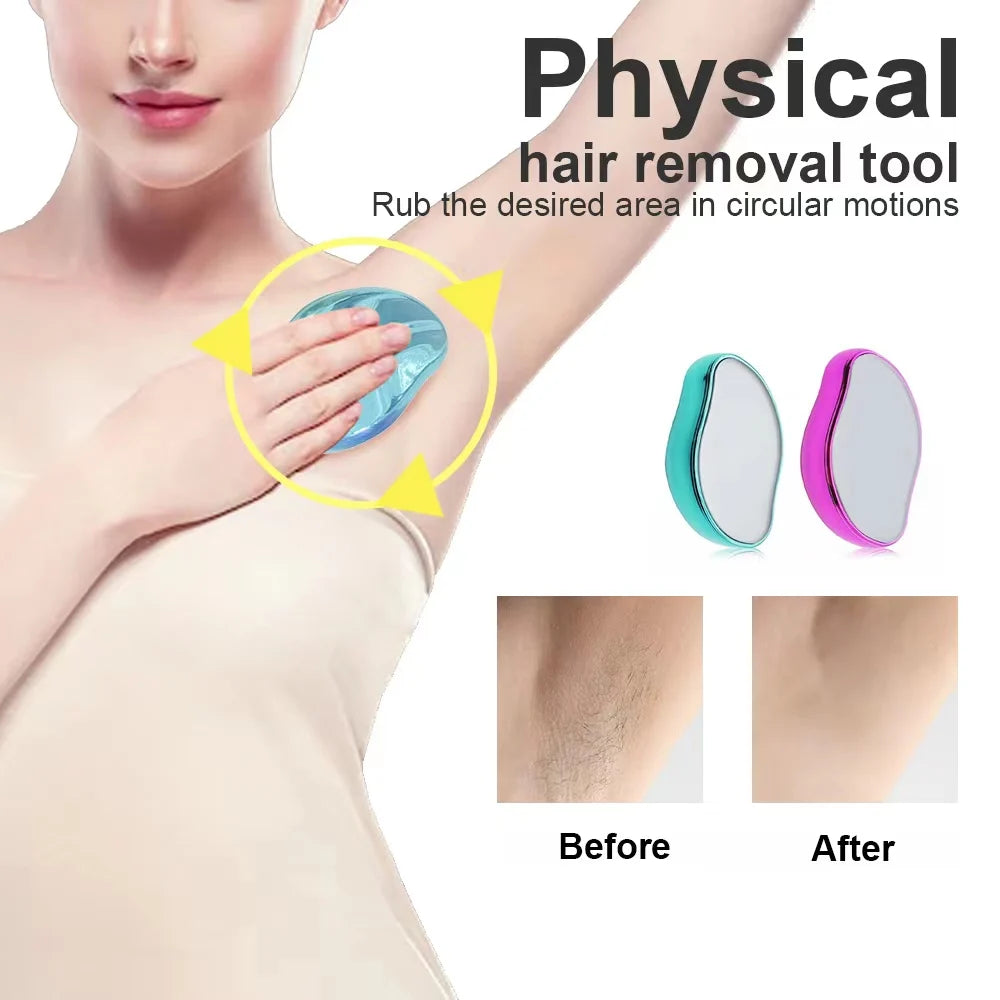 Crystal Hair Removal Eraser | Painless Exfoliating Hair Remover