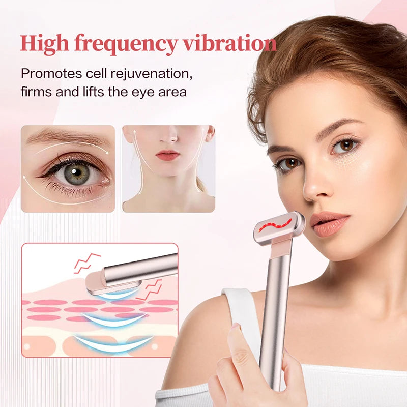 EMS Microcurrent Red Light Facial Sculpting Wand