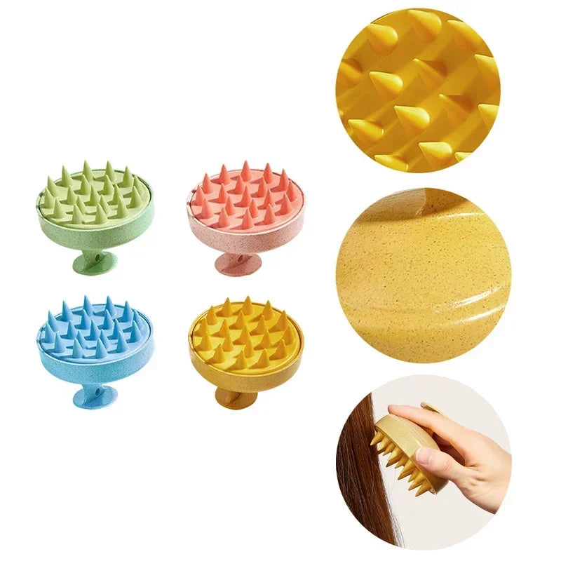 Silicone Scalp Massager & Hair Cleansing Brush