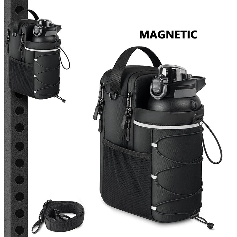 Magnetic Gym Bottle & Essentials Holder