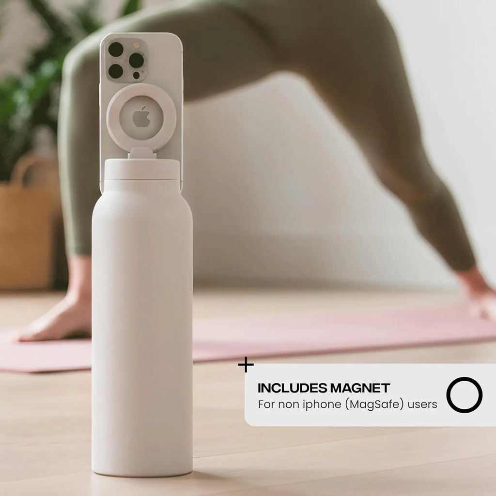 24oz Magnetic Phone Mount Insulated Water Bottle