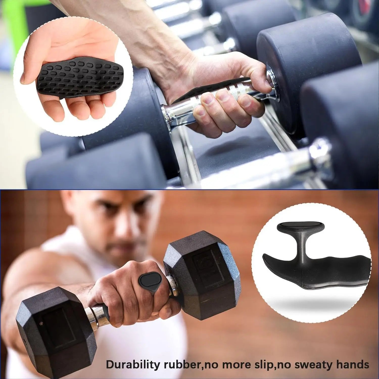 Anti-Slip Lifting Grips – Wrist Support for Weight Training