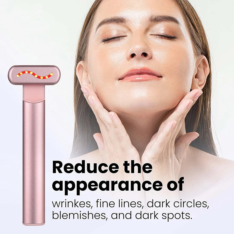EMS Microcurrent Red Light Facial Sculpting Wand