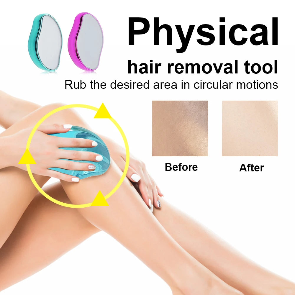 Crystal Hair Removal Eraser | Painless Exfoliating Hair Remover