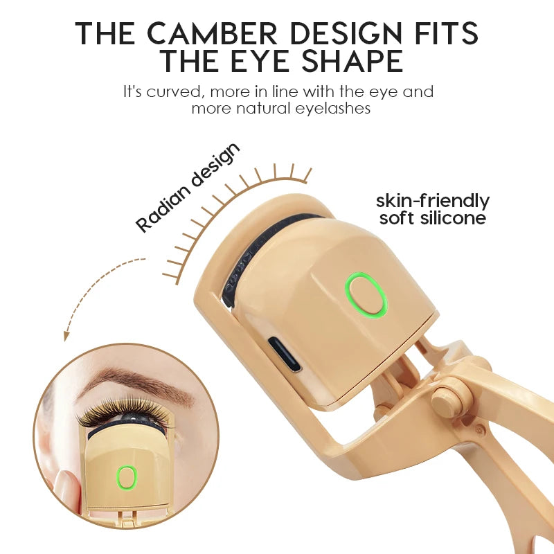 Heated Eyelash Curler | Portable Long-Lasting Lash Curler