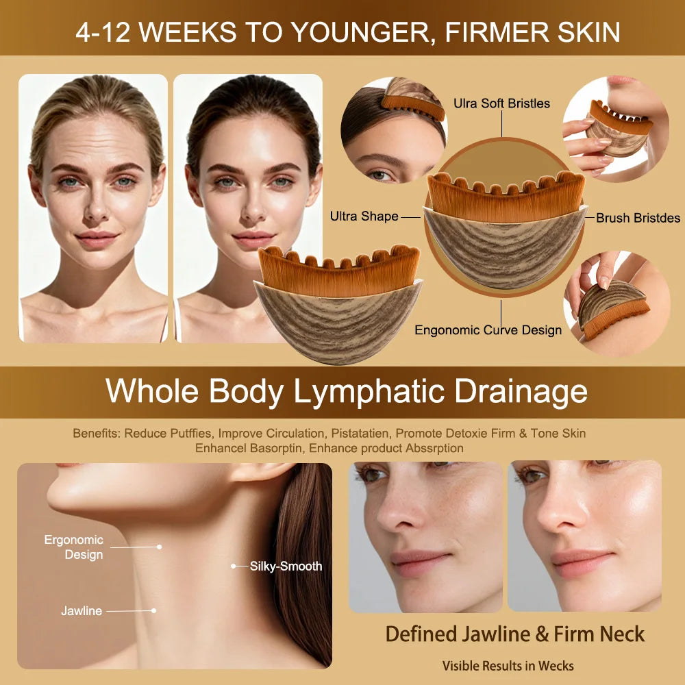 SculptLift Lymphatic Face Brush – Depuff & Define